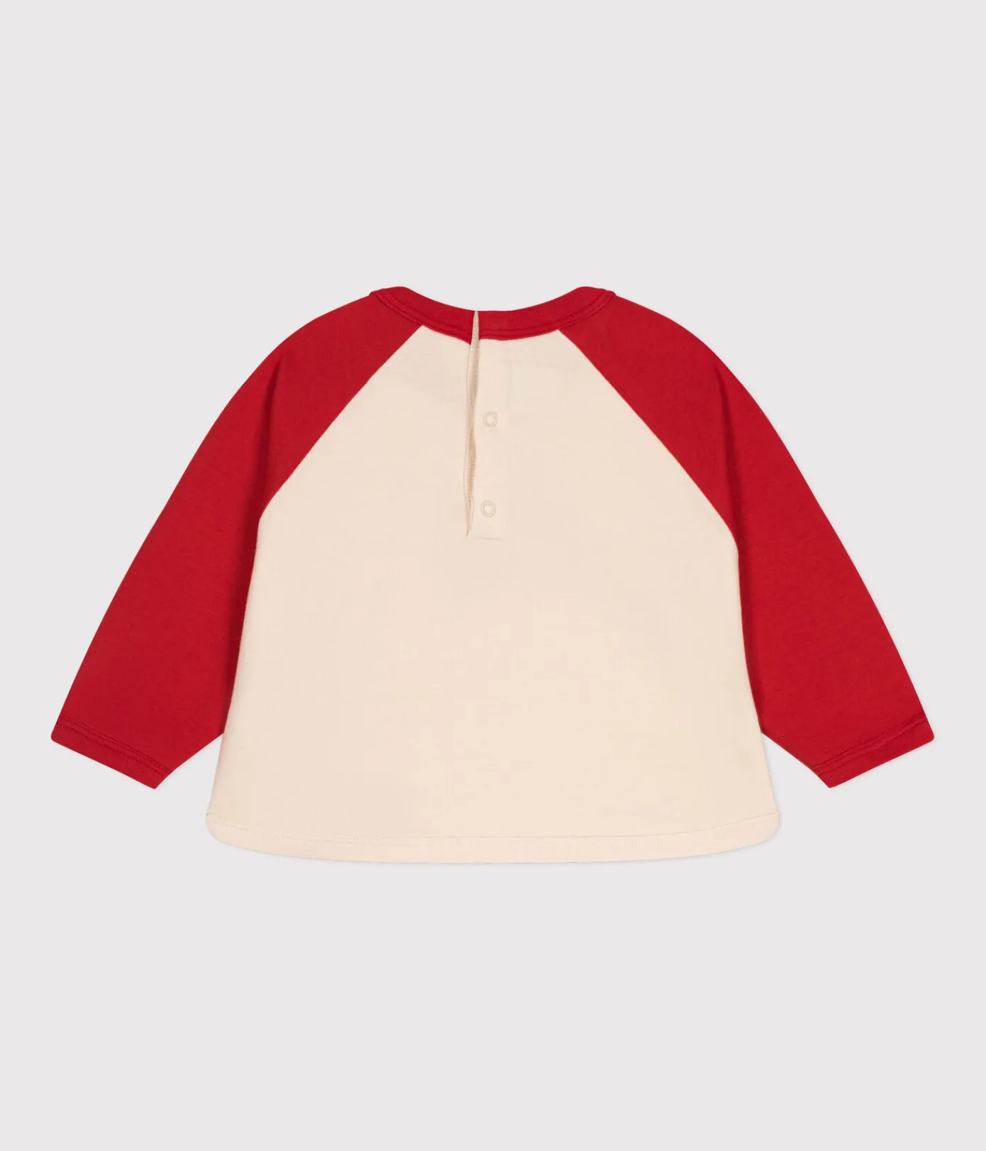 Petit Bateau Pullover, Cardigans*Baby-Sweatshirt aus leichtem Molton ROT AVALANCHE/ AURORA