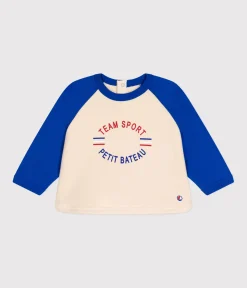 Petit Bateau Pullover, Cardigans*Baby-Sweatshirt aus Molton AVALANCHE/ CALVIN