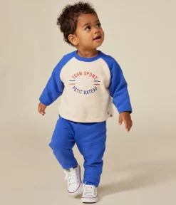 Petit Bateau Pullover, Cardigans*Baby-Sweatshirt aus Molton AVALANCHE/ CALVIN