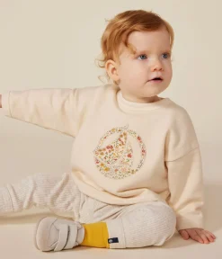 Petit Bateau Pullover, Cardigans*Baby-Sweatshirt aus Molton naturfarben AVALANCHE