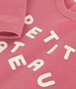 Petit Bateau Pullover, Cardigans*Baby-Sweatshirt aus Molton rosa ROSEWOOD