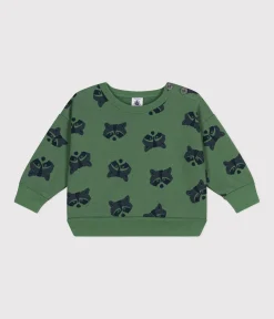 Petit Bateau Pullover, Cardigans*Baby-Sweatshirt aus Molton PALMERAIE/ MULTICO