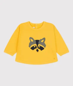Petit Bateau Pullover, Cardigans*Baby-Sweatshirt aus Molton gelb DAISY