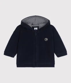Petit Bateau Pullover, Cardigans*Baby-Sweatshirt aus Polar-Fleece blau SMOKING
