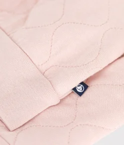 Petit Bateau Pullover, Cardigans*Baby-Teddyjacke aus gestepptem Doppeljersey rosa SALINE