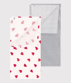 Petit Bateau Newborn*BABY-WICKELTÜCHER AUS BAUMWOLLGAZE IM 2ER-SET variante 1