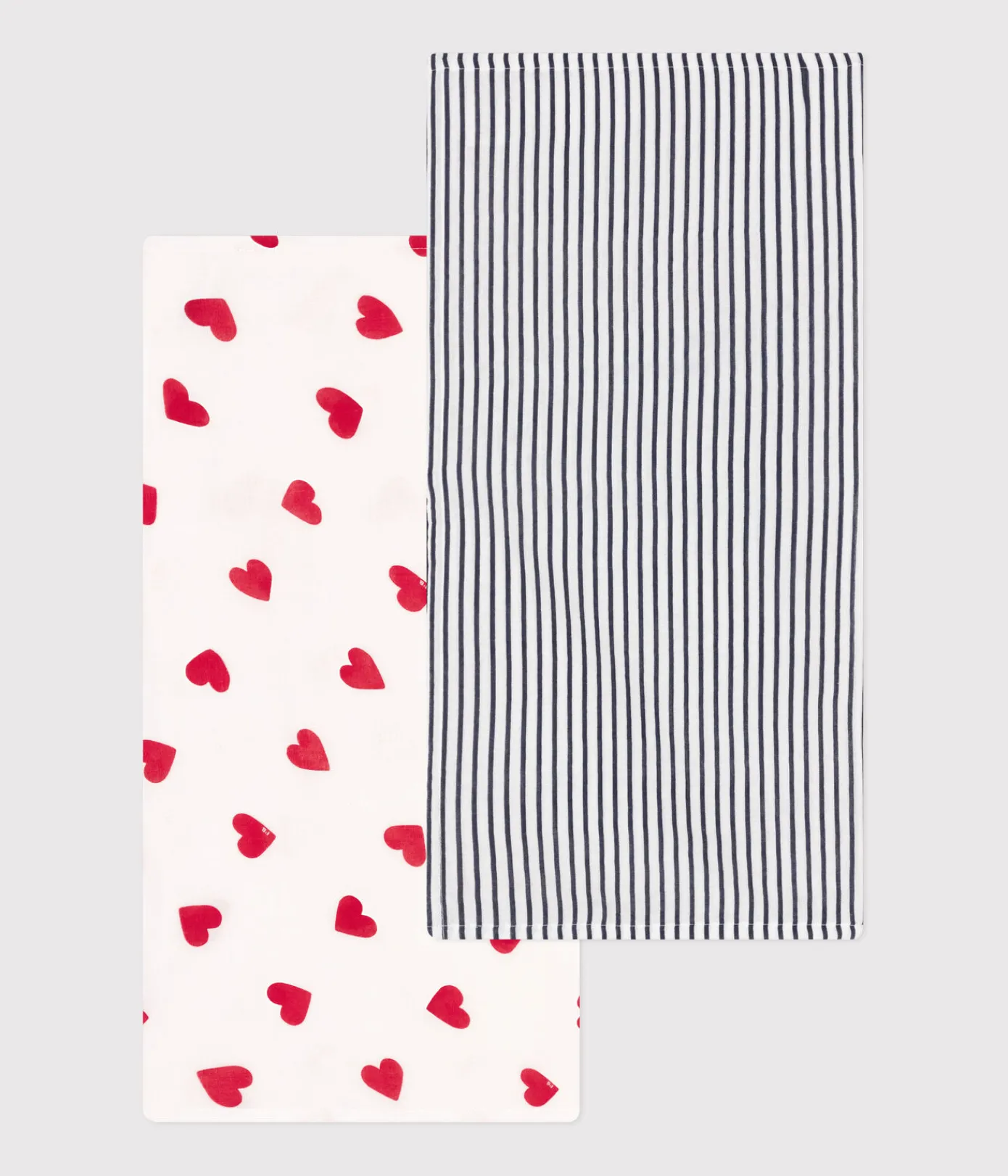 Petit Bateau Newborn*BABY-WICKELTÜCHER AUS BAUMWOLLGAZE IM 2ER-SET variante 1