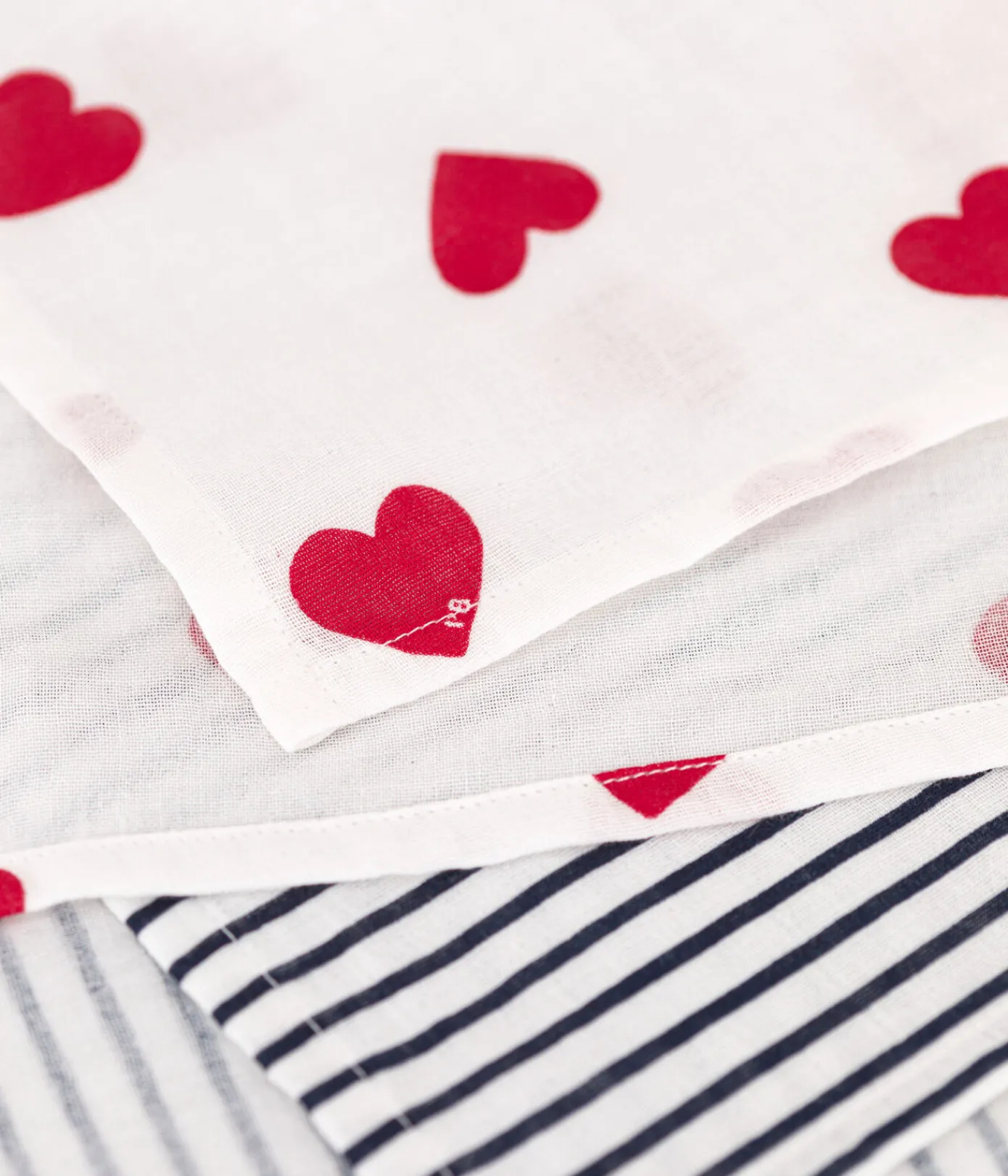 Petit Bateau Newborn*BABY-WICKELTÜCHER AUS BAUMWOLLGAZE IM 2ER-SET variante 1