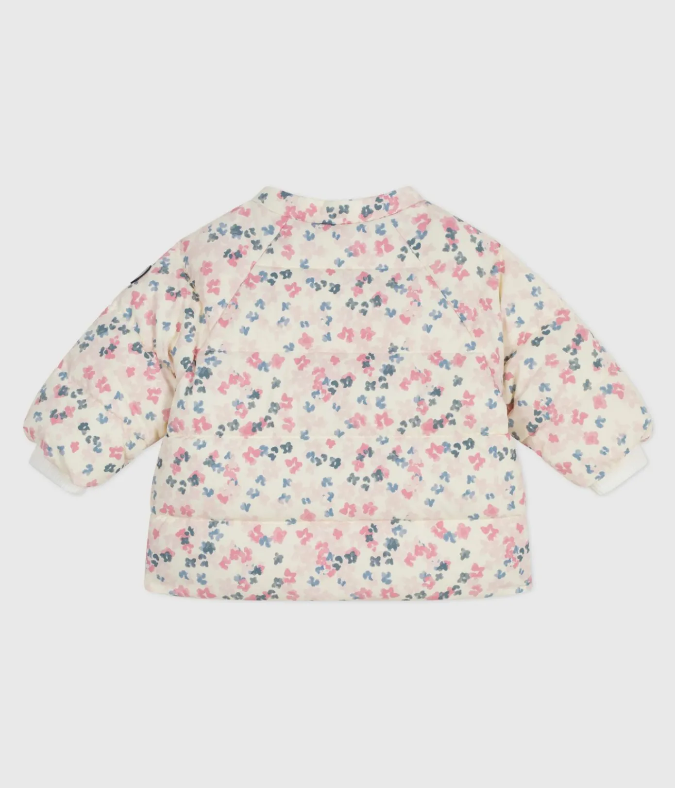 Petit Bateau Jacken, Anoraks*Baby-Winterjacke mit Blumenmuster MILK/ MULTICO