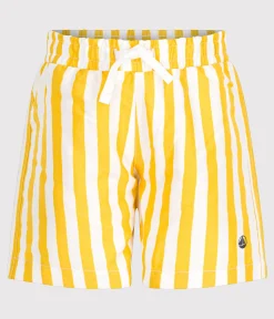 Petit Bateau Bademode, Uv-Kleidung*Badeshorts für Jungen. gelb MARSHMALLOW/ NECTAR