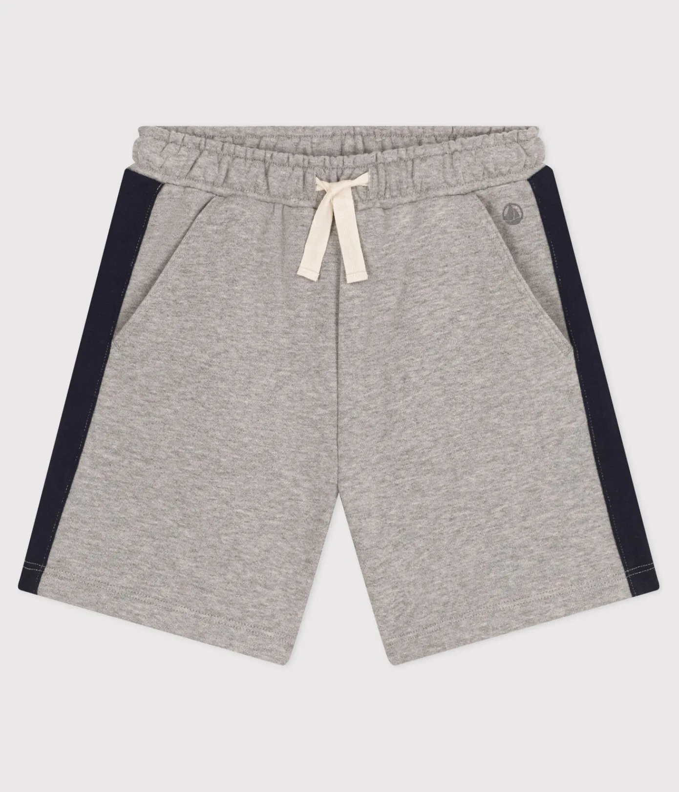 Petit Bateau Shorts, Jeans, Hosen*Baumwollshorts für Jungen grau CHATON CHINE