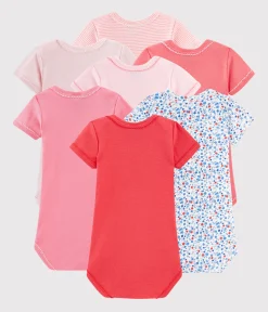 Petit Bateau Bodys*Überraschungsset 7 kurzärmelige Baby-Bodys für Mädchen variante 1