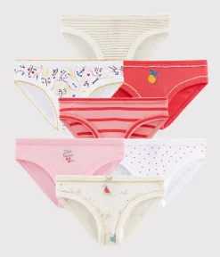 Petit Bateau Unterhosen, Shortys*Überraschungsset aus 7 Slips für Mädchen variante 1
