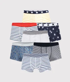 Petit Bateau Unterhosen, Boxershorts*Überraschungsset mit 7 Boxershorts für Jungen variante 1