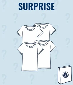 Petit Bateau Unterhemden, Tanktops|T-Shirts, Poloshirts, Hemden*Überraschungsset mit 4 kurzärmeligen T-Shirts für Jungen variante 1