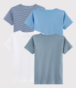 Petit Bateau Unterhemden, Tanktops|T-Shirts, Poloshirts, Hemden*Überraschungsset mit 4 kurzärmeligen T-Shirts für Jungen variante 1