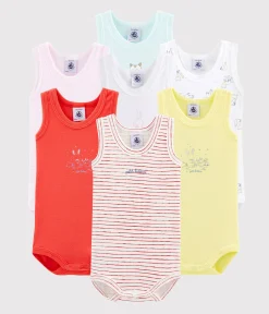 Petit Bateau Bodys*Überraschungsset mit 7 ärmellosen Baby-Bodys für Jungen variante 1