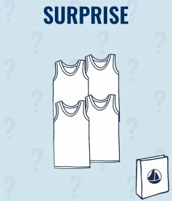 Petit Bateau Unterhemden, Tanktops|T-Shirts, Poloshirts, Hemden*Überraschungsset mit 4 Unterhemden für Jungen variante 1