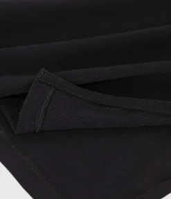 Petit Bateau Kleider, Hosen*Damen Tanktop-Kleid in Midilänge aus Baumwolle schwarz BLACK