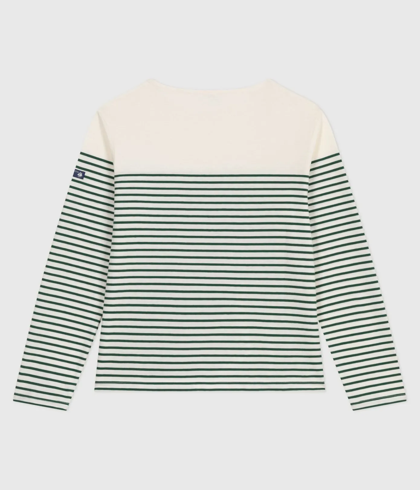 Petit Bateau Streifenshirts, Pullover, Cardigans*Damen T-Shirt grün MILK/ WILLOW