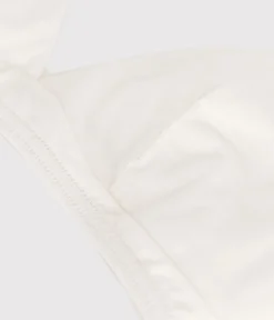 Petit Bateau Bhs, Slips, Bodys*Damen-BH aus Baumwolle und Elastan weiss MARSHMALLOW