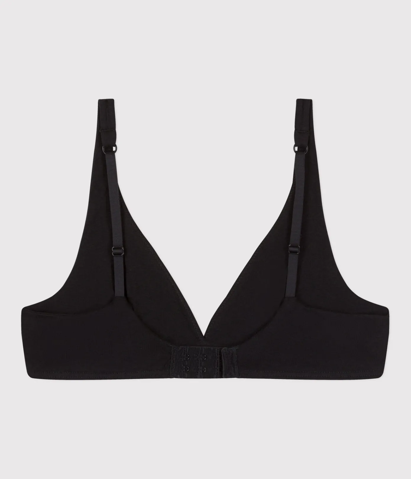 Petit Bateau Bhs, Slips, Bodys*Damen-BH aus Baumwolle und Elastan schwarz BLACK