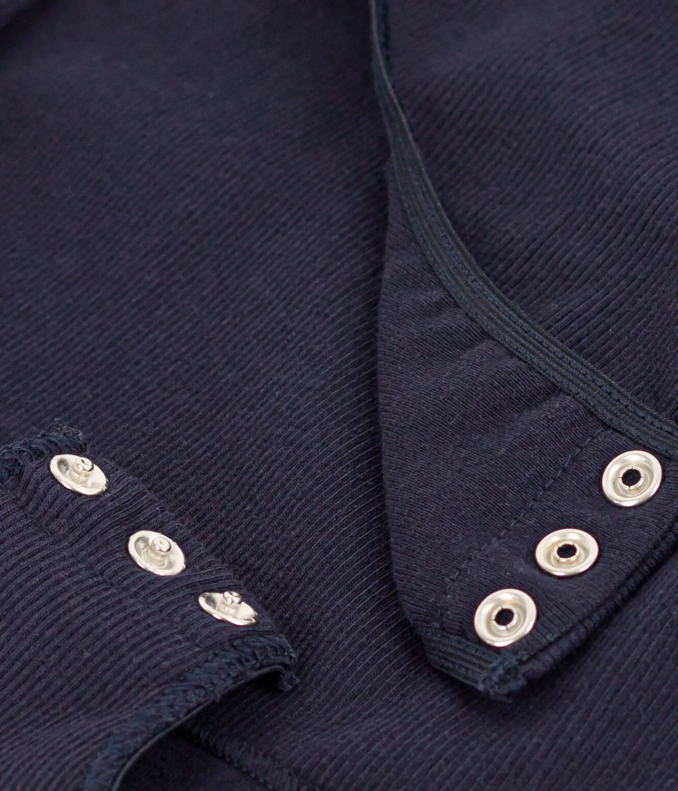 Petit Bateau Bhs, Slips, Bodys*Damenbody aus Baumwolle und Elastan. blau SMOKING