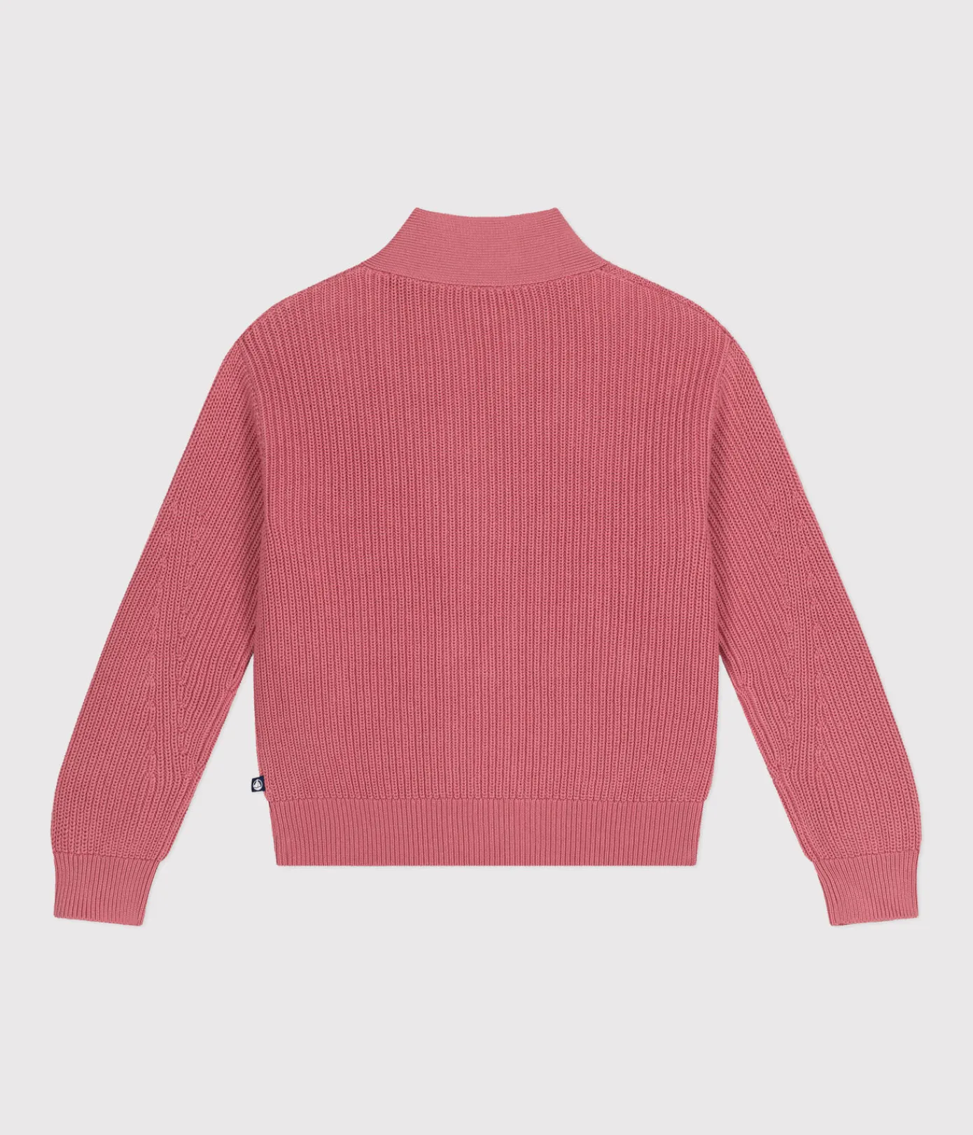 Petit Bateau Homewear|Streifenshirts, Pullover, Cardigans*Damen-Cardigan aus Baumwolle rosa ROSEWOOD
