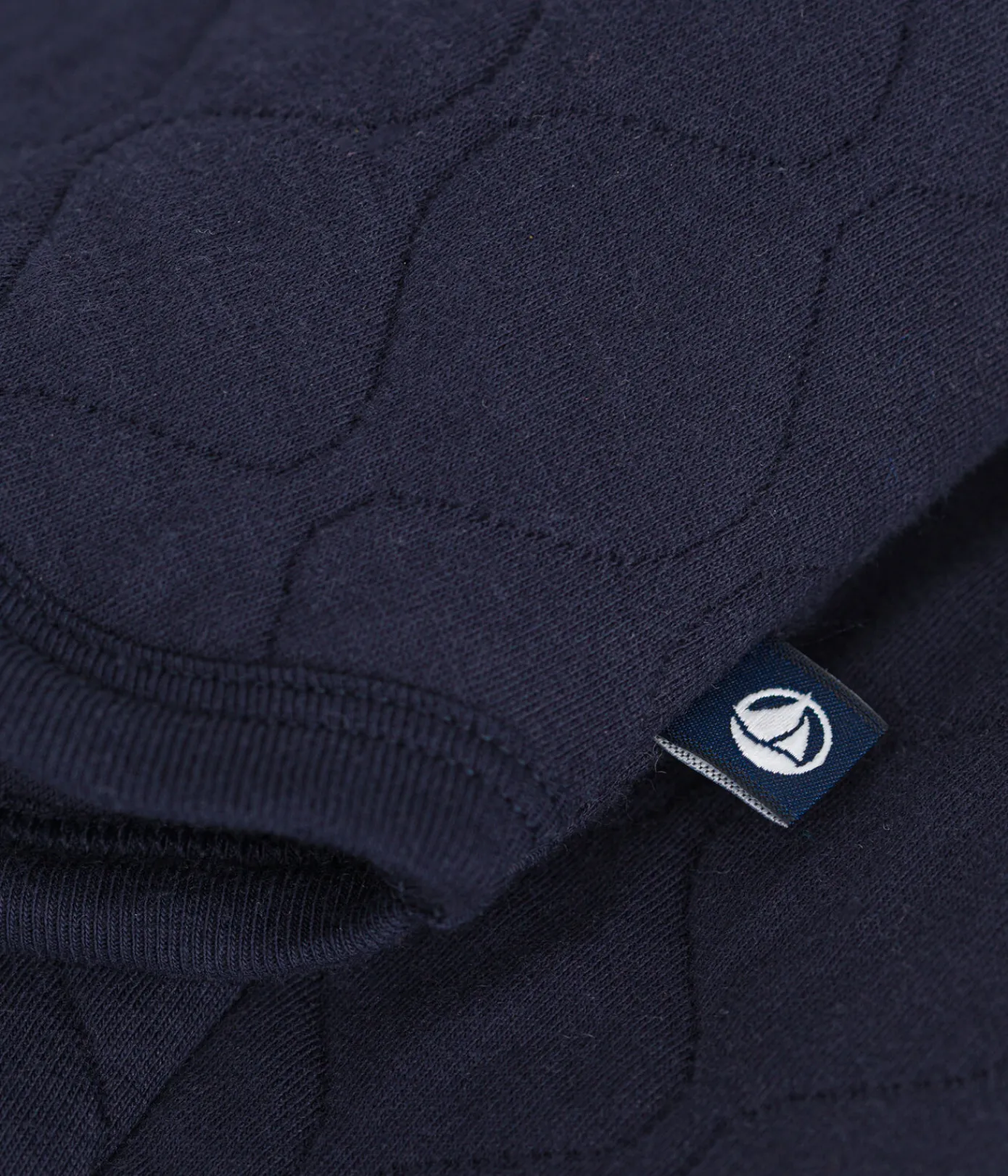 Petit Bateau Homewear|Streifenshirts, Pullover, Cardigans*Damen-Cardigan aus Doppeljersey blau SMOKING
