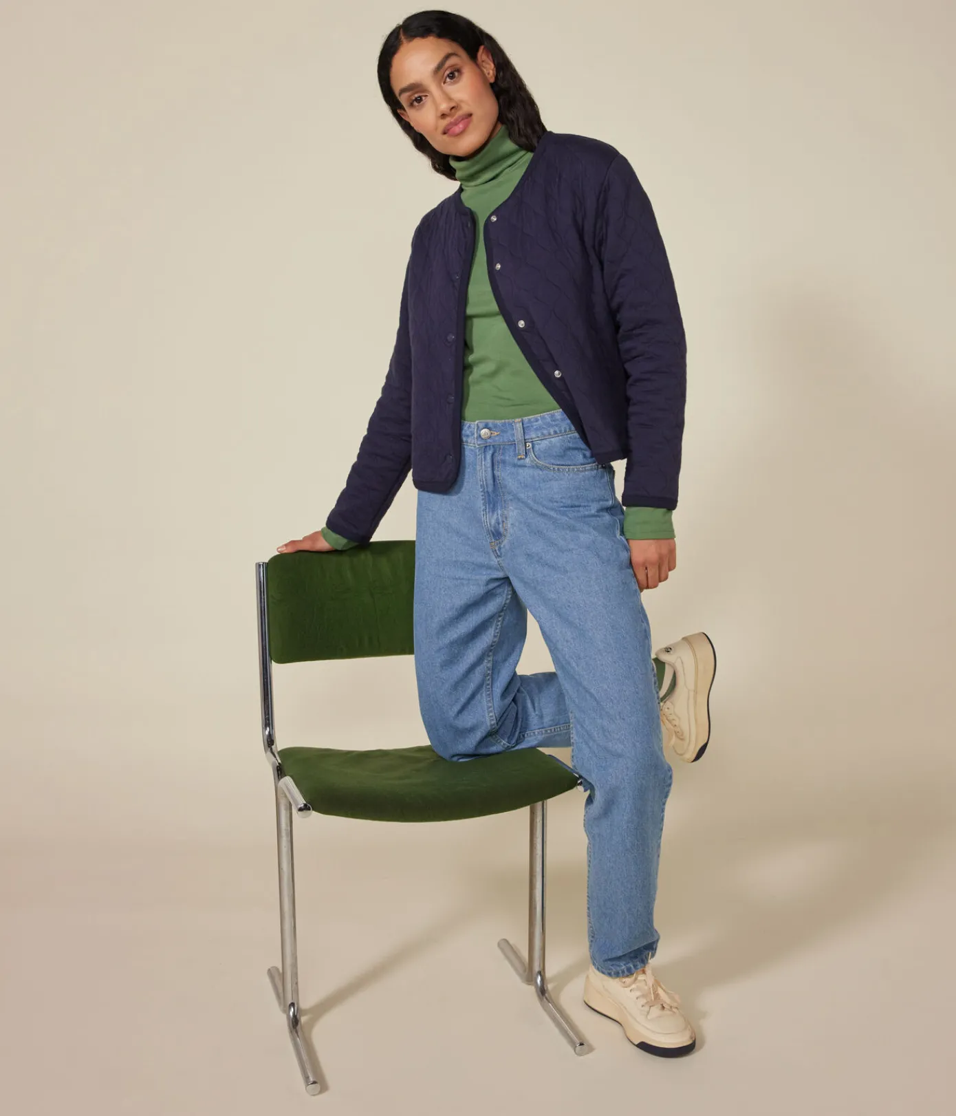 Petit Bateau Homewear|Streifenshirts, Pullover, Cardigans*Damen-Cardigan aus Doppeljersey blau SMOKING
