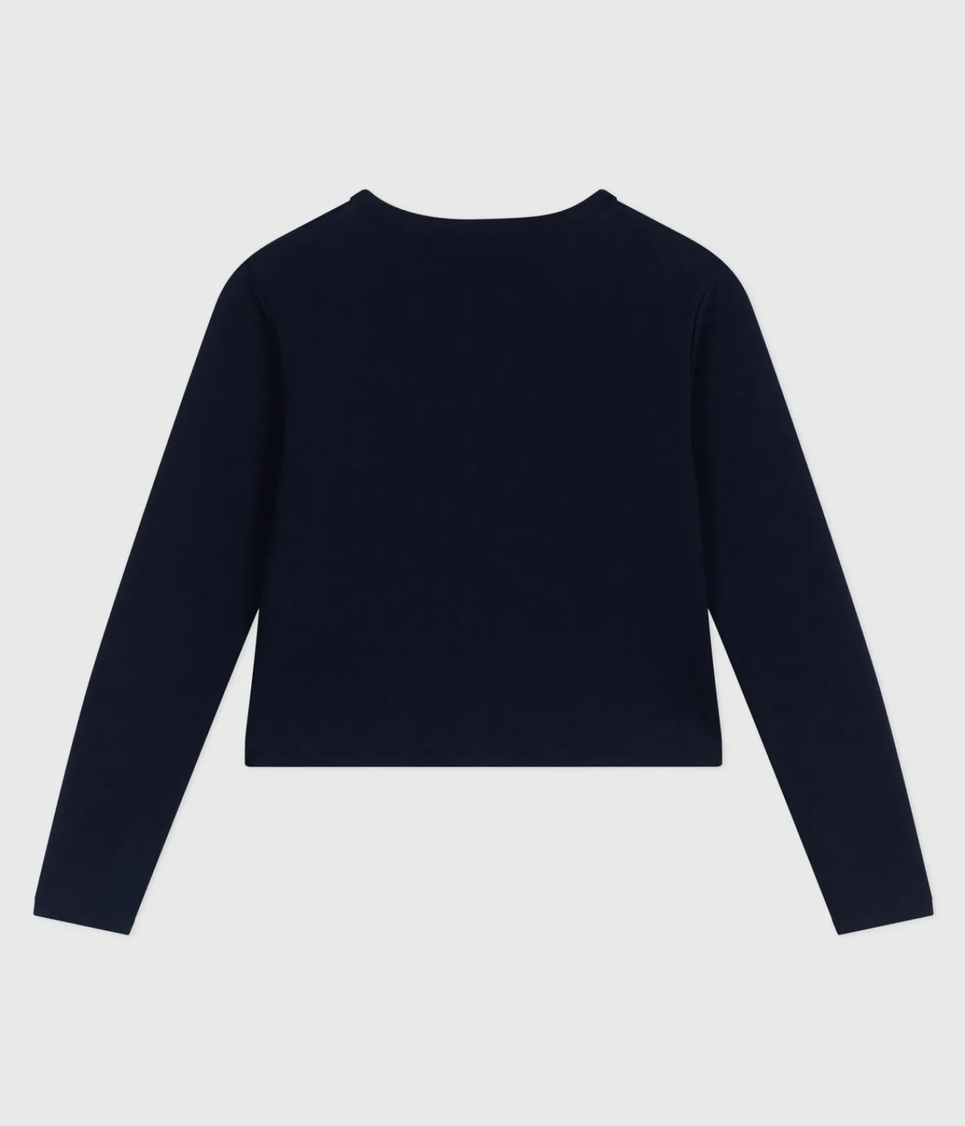 Petit Bateau Homewear|Streifenshirts, Pullover, Cardigans*Damen-Cardigan aus einfarbiger Baumwolle blau SMOKING