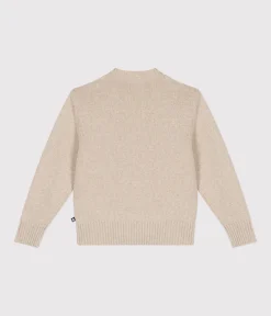 Petit Bateau Homewear|Streifenshirts, Pullover, Cardigans*Damen-Pullover aus Wolle und Baumwolle AVALANCHE/ ROT