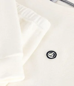 Petit Bateau Homewear|Schlafanzüge, Nachthemden*Damen-Pyjama aus einfarbigem Baumwoll-Frottee naturfarben MILK