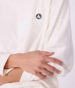Petit Bateau Homewear|Schlafanzüge, Nachthemden*Damen-Pyjama aus einfarbigem Baumwoll-Frottee naturfarben MILK