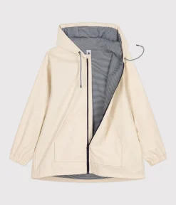 Petit Bateau Herren|Jacken, Mäntel*Damen-Regenjacke mit Kapuze naturfarben AVALANCHE