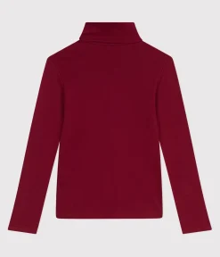 Petit Bateau Homewear|Alle Langarmshirts*Damen-Rollkragenshirt AMARANTE