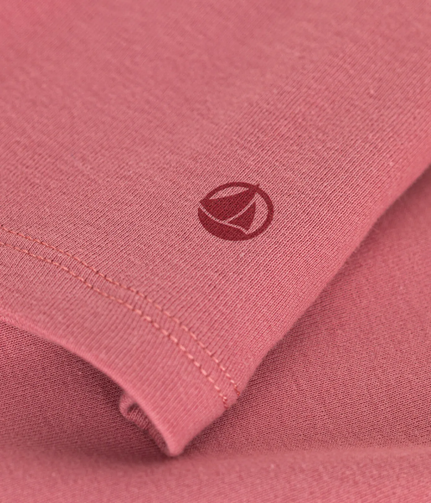 Petit Bateau Homewear|Alle Langarmshirts*Damen-Rollkragenshirt rosa ROSEWOOD