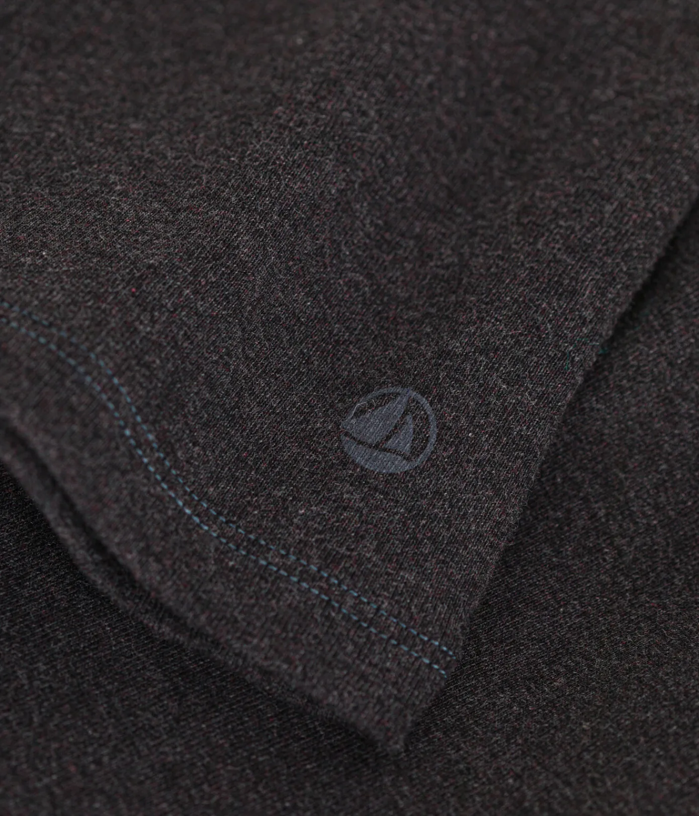 Petit Bateau Homewear|Alle Langarmshirts*Damen-Rollkragenshirt grau CITY CHINE