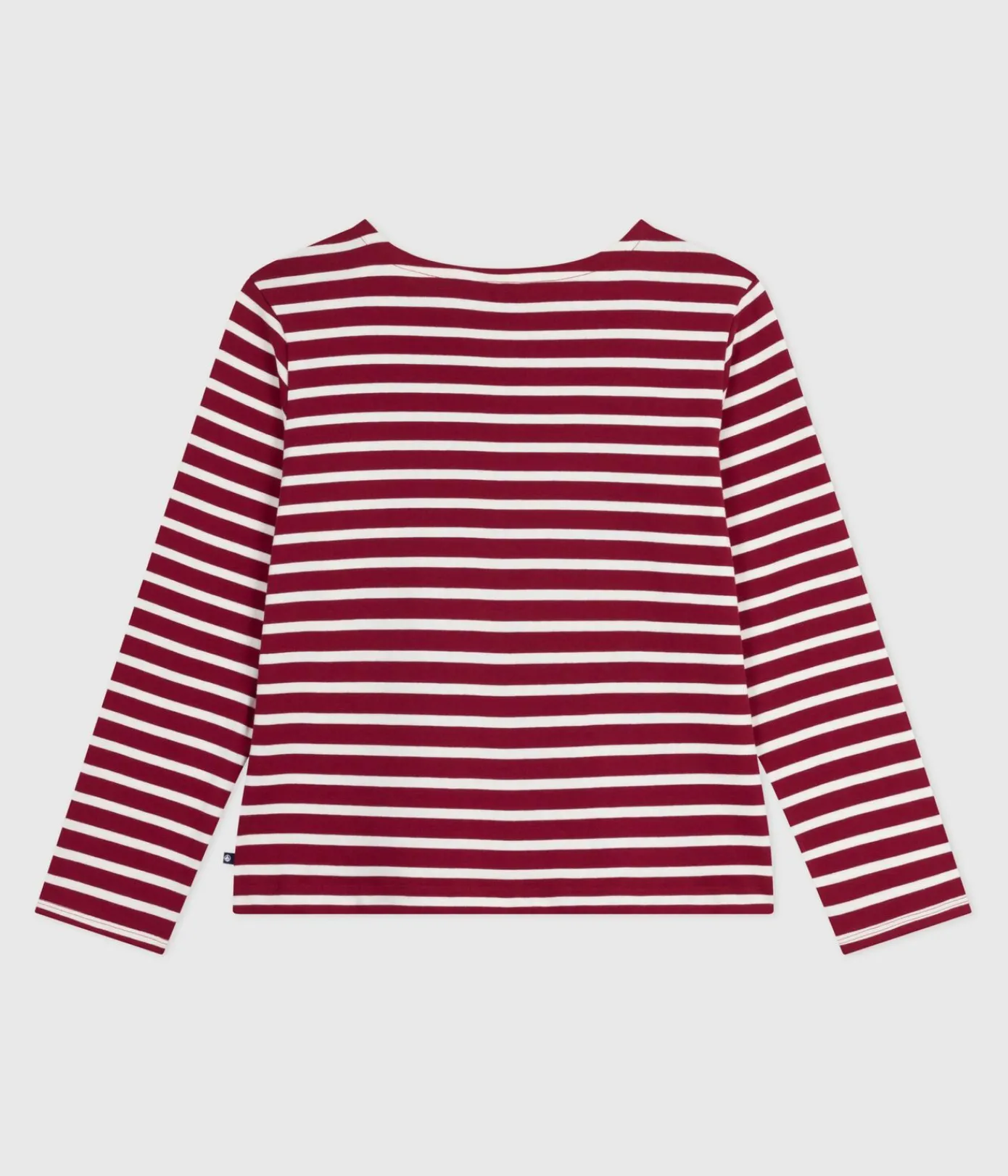 Petit Bateau Streifenshirts, Pullover, Cardigans*Damen-Streifenshirt ROT AMARANTE/ MILK