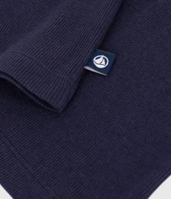 Petit Bateau Alle Tanktops|T-Shirts, Tanktops*Damen-Tanktop aus Wolle und leichter Baumwolle blau SMOKING