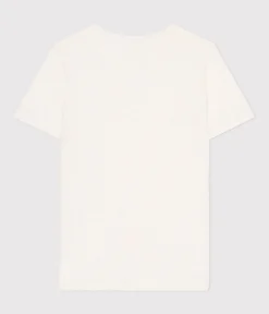 Petit Bateau Alle T-Shirts|T-Shirts Aus Leinen*Damen-T-Shirt L'Iconique aus Leinen weiss ECUME