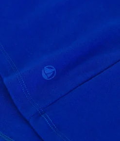 Petit Bateau Alle T-Shirts|Das Ikonische (Slim)*Damen-T-Shirt L'Iconique aus einfarbiger Baumwolle blau SURF