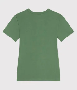 Petit Bateau Alle T-Shirts|Das Ikonische (Slim)*Damen-T-Shirt L'Iconique aus einfarbiger Baumwolle grün PALMERAIE