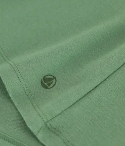 Petit Bateau Alle T-Shirts|Das Ikonische (Slim)*Damen-T-Shirt L'Iconique aus einfarbiger Baumwolle grün PALMERAIE