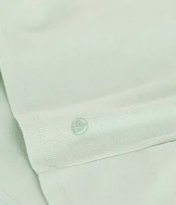 Petit Bateau Alle T-Shirts|Das Ikonische (Slim)*Damen-T-Shirt L’ICONIQUE aus Baumwolle mit Mäusezähnchen grün HERBIER
