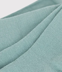 Petit Bateau Socken, Schühchen*Einfarbige Baby-Strumpfhose aus Baumwolljersey grün PAUL