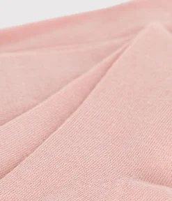 Petit Bateau Socken, Strumpfhosen*Einfarbige Kinder-Strumpfhose aus Baumwolljersey rosa SALINE