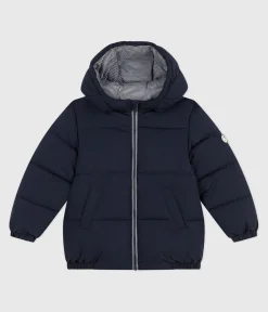 Petit Bateau Mäntel, Jacken, Regenjacken|Mäntel, Jacken, Regenjacken*Einfarbige Kinder-Winterjacke blau SMOKING