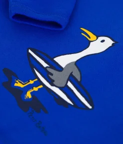 Petit Bateau Pullover, Cardigans*Einfarbiges Baby-Sweatshirt aus Baumwolle blau PERSE