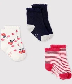 Petit Bateau Socken, Schühchen*3er-Set Babysocken variante 1